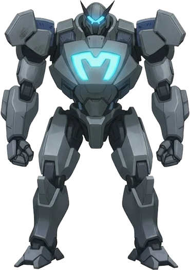 User-supplied full-body Mecha Man reference, shown unchanged